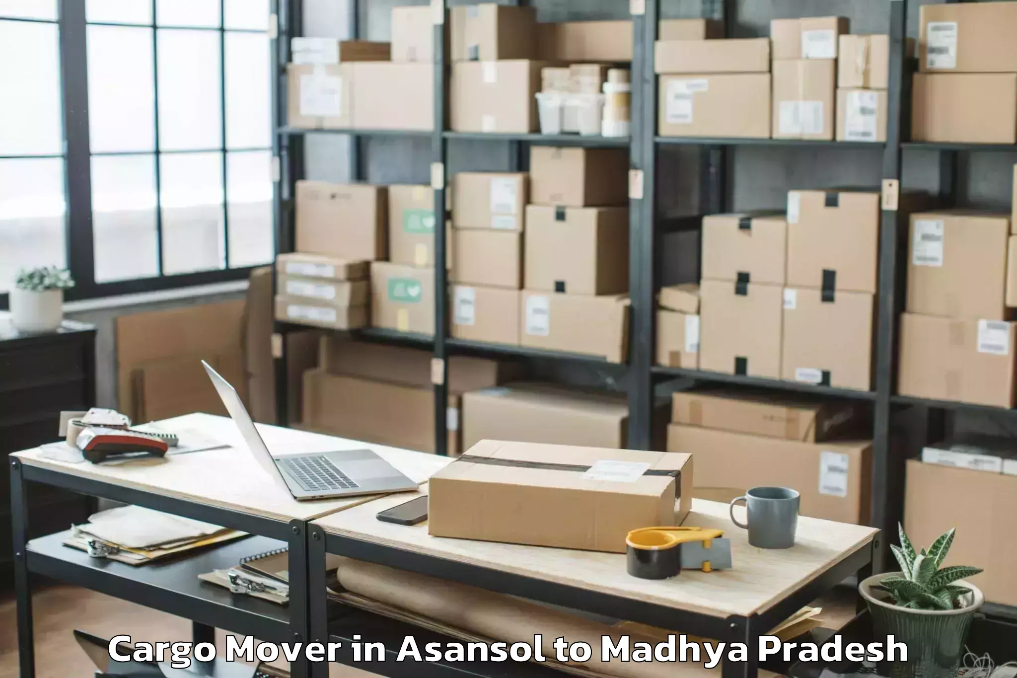 Book Asansol to Peoples University Bhopal Cargo Mover Online